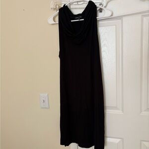 Eileen Fisher knee length size XL sleeveless black dress women’s lightweight